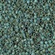 Miyuki delica beads 10/0 - Opaque turquoise blue picasso DBM-2264